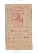 Tarjeta postal UX3 de la década de 1870, publicidad ROJA, fertilizante de fabricación de Manhattan guano segunda mano  Embacar hacia Argentina