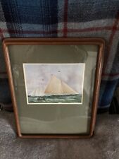 Sailboat print matted for sale  Lynn