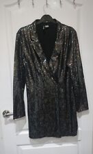 Silver sequinned blazer for sale  LIVERPOOL
