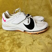 Nike Air Zoom LJ Elite branco preto masculino 10 salto longo atletismo CT0079-101 comprar usado  Enviando para Brazil