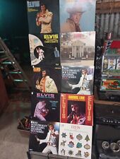 Lote de dez discos de Elvis Presley 33 rpm... um nunca foi aberto comprar usado  Enviando para Brazil