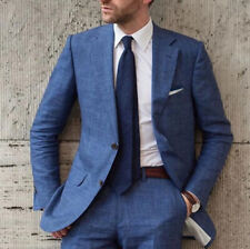 Men linen suits for sale  Shipping to Ireland