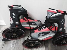 LANDROLLER MOJO Men’s 6 Women’s 7 Angled Wheel Inline Skates Blades Red for sale  Shipping to South Africa