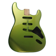 Guitarra Eléctrica Stratocaster Amarillo Verde Camaleón Cuerpo Aliso Madera, usado segunda mano  Embacar hacia Argentina