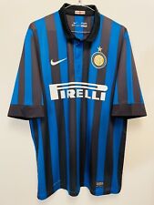 CAMISETA DE FÚTBOL PARA EL HOGAR INTER MILAN 2011/12 NIKE TALLA L BUEN ESTADO segunda mano  Embacar hacia Argentina