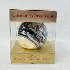 Enfeite de bola de Natal vintage Hallmark aparador de árvore pássaros do inverno 1976 EUA, usado comprar usado  Enviando para Brazil