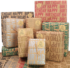 Kraft wrapping paper for sale  Shipping to Ireland