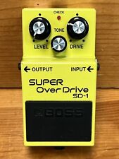 Pedal de efeitos de guitarra Boss SD-1 Super Overdrive distorção feito em Taiwan MIT comprar usado  Enviando para Brazil