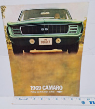 1969 Camaro Z/28 - SS - RS - Folheto de vendas Chevrolet Dealer Showroom comprar usado  Enviando para Brazil