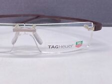 Used, TAG Heuer Eyeglasses Frames men woman Braun Rimless Reflex Th 3104 for sale  Shipping to South Africa