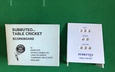 Subbuteo table cricket for sale  WEST KILBRIDE