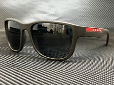 Usado, Óculos de sol masculino PRADA LINEA ROSSA PS 01US UFK5L0 cinza borracha comprar usado  Enviando para Brazil