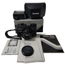 Vivitar 35ES Rangefinder 36mm Câmera 40mm f1.7 Estojo Hanimaex Flash Caixa Original, usado comprar usado  Enviando para Brazil