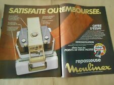 1981 advertising moulinex d'occasion  Expédié en Belgium