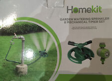 Homekit Garden Sprinkler & Mechanical Water Timer Set 360 Irrigation System, used for sale  Shipping to South Africa