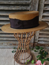 Ancien chapeau paille d'occasion  Le Poinçonnet