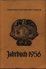 Bentheimer Jahrbuch  1956  Band 45 Heimatverein der Grafschaft Bentheim Nordhorn tweedehands  verschepen naar Netherlands