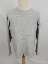 Suéter masculino Wings + Horns texturizado urze cinza algodão gola redonda médio em excelente estado usado comprar usado  Enviando para Brazil