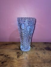 Crystal flower vase for sale  Shipping to Ireland