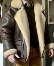 Mens shearling leather for sale  WARMINSTER
