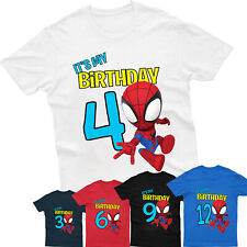 Birthday shirt superhero for sale  UK