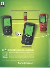 SONY ERICSSON F305 FIFA 09 Pubblicità italian advertising 2009 Juventus 30x22 cm segunda mano  Embacar hacia Argentina