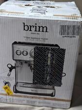 nova máquina de café expresso BRIM 19 BAR aço inoxidável MODELO TSK-1859B não usada comprar usado  Enviando para Brazil