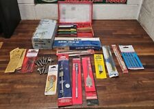 K516- Modern Shop Tool Lot - Craftsman Dowel Jig, Router Bits, Saw Blades, Etc for sale  Shipping to South Africa