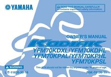 Yamaha owners manual for sale  Lexington