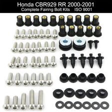 Usado, Kit de pernos de carenado completos de motor HONDA CBR929RR 2000-2001 tornillos de acero inoxidable segunda mano  Embacar hacia Argentina