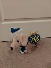 Gemmy Hanukkah Plush Dachshund Dog Puppy Singing Dancing Animated !  for sale  Shipping to South Africa