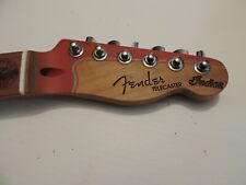 FENDER TELECASTER USACG MOTOCICLETA INDIANA GRAVADA PESCOÇO 22 F BORDO ASSADO COM SINTONIZADORES, usado comprar usado  Enviando para Brazil