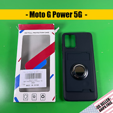 Estojo MOTO G POWER 5G 2023 com bolso para cartão e suporte para anel | NOVO. Caixa aberta comprar usado  Enviando para Brazil