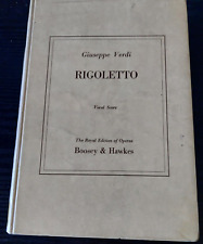 Verdi rigoletto vocal for sale  SUTTON