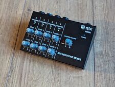 QTX Mini Mixing Console compact line mixer 8-channel mono microphone audio sound, used for sale  Shipping to South Africa