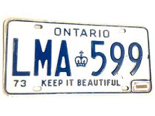 1973 ontario license for sale  Sebring