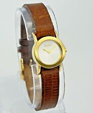 Relógio feminino DKNY pequeno aço inoxidável, tom dourado, minimalista, couro NY3066 comprar usado  Enviando para Brazil