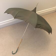 Vintage green parasol for sale  CHELTENHAM