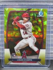 2023 Bowman Chrome safira Logan O'Hoppe refrator de ouro novato RC #17/50 comprar usado  Enviando para Brazil