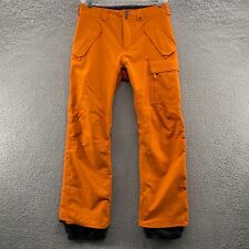 Pantalones de nieve Burton para hombre M naranja seco aislado cintura ajustable pantalón de carga segunda mano  Embacar hacia Argentina