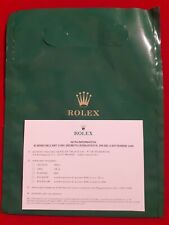 Rolex nota informativa usato  Roccella Ionica