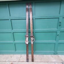 Antique wooden skis for sale  Pittston