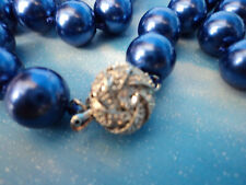 Collana perle blu usato  Milazzo