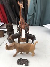 African carved animals for sale  DUNSTABLE