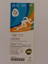 Boleto usado para los Juegos Olímpicos de Río 2016 Atletismo O07 oro Brasil bóveda de postes segunda mano  Embacar hacia Mexico