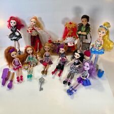 Ever After High Lot 10 Dolls Fainting Couch Hunter Raven Apple White Accessories, used for sale  Shipping to South Africa