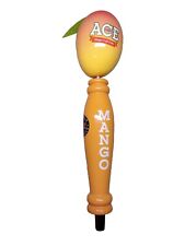 ACE Mango Premium Craft Cider Orange Mango Ceramic Beer Tap Handle California , used for sale  Shipping to South Africa