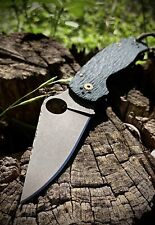 CUSTOM Spyderco Para 3–10v Rock Textured Stone Washed, Black G10 Textured Dyed for sale  Shipping to South Africa