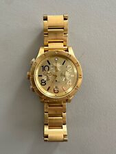 Relógio cronógrafo Nixon Keep it Fresh 48-20 - Dourado, usado comprar usado  Enviando para Brazil