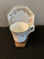 Johnson Brothers Eternal Beau Tea Cup and Saucer Pink Ribbon and Flowers England for sale  Shipping to South Africa